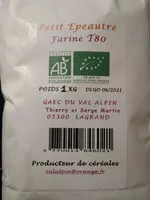 Mängden socker i Petit épeautre farine T80