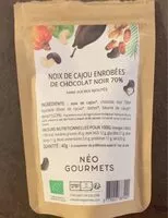 Mängden socker i Noix de cajou enrobées de chocolat noir 70%