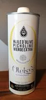 Mängden socker i Huile d'olive Picholine vierge extra