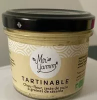 Mängden socker i Tartinable chou fleur zeste de yuzu graines de sesame