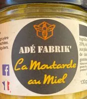 Mängden socker i La moutarde au miel