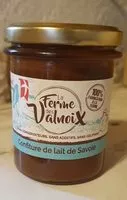 Mängden socker i Confiture de lait de Savoie