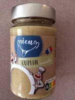 Mängden socker i Sauce condimentaire cumin noisette