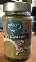 Mängden socker i Sauce condimentaire poivre-vert et échalote