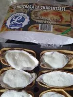 Mängden socker i 6 huîtres à la charentaise