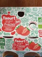 Mängden socker i Yaourt sur son lit de fraises