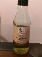 Mängden socker i Sirop de menthe verte