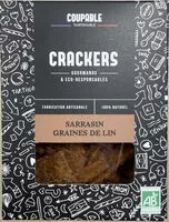 Mängden socker i Crackers Sarrasin et Graines de lin