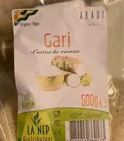 Mängden socker i Farine de manioc