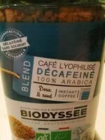 Mängden socker i Café lyophilisé décaféiné