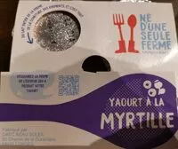 Mängden socker i Yaourt à la myrtille