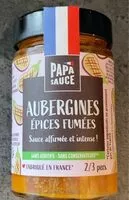 Mängden socker i Aubergines épices fumées