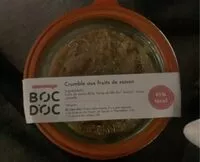 Mängden socker i Crumble aux fruits de saison