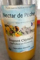 Mängden socker i nectar de peche