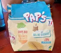 Mängden socker i Chips bio aux légumes et riz complet