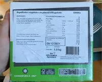 Mängden socker i Aiguillettes végétales au piment d'Espelette