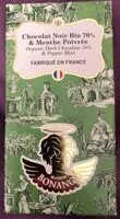 Mängden socker i Chocolat Noir Bio 70% & Menthe Poivrée