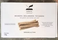 Mängden socker i Gressins au thym