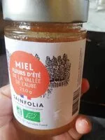 Mängden socker i Miel fleurs d'été de la vallée de l'aube