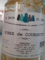 Mängden socker i Purée de courgettes