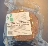 Mängden socker i New york bagels bio complet noir&céréales