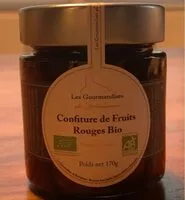 Mängden socker i Confiture de fruits rouges bio