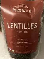 Mängden socker i Lentilles vertes