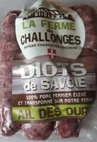 Mängden socker i Diots de Savoie a ail des ours