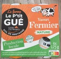 Mängden socker i Yaourt fermier nature