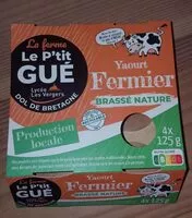 Mängden socker i Yaourt fermier brassé nature