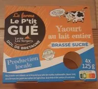 Mängden socker i Yaourt au lait entier brassé sucré
