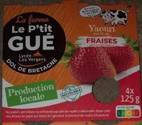 Mängden socker i Yaourt sur lit de fraises