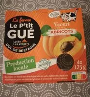 Mängden socker i Yaourt sur lit d'abricot