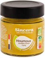 Mängden socker i Houmous lentilles citron curry