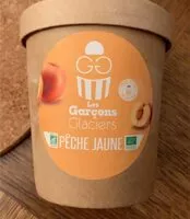 Mängden socker i Sorbet plein fruit pêche jaune