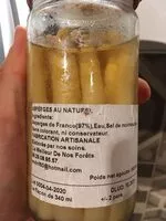 Mängden socker i Asperges au naturel