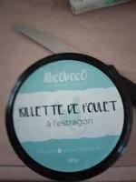 Mängden socker i Rillettes de poulet à l'estragon