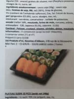 Mängden socker i Sushis