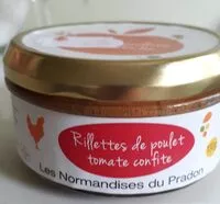Mängden socker i Rillette de poulet tomate confite