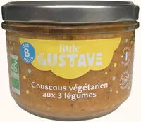 Mängden socker i Couscous végétarien aux 3 légumes BIO - 8 mois