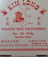 Mängden socker i Nougat mou vietnamien