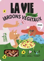 Mängden socker i Lardons végétaux Nature
