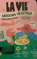 Mängden socker i Lardons végétaux nature