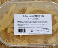 Mängden socker i Crème glacée Caramel au beurre salé