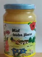 Mängden socker i Miel toutes fleurs