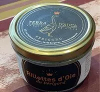 Mängden socker i Rillettes d’oie du perigors
