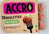 Mängden socker i Boulettes 100% vegetales