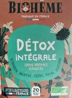 Mängden socker i Detox intégrale