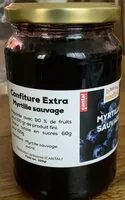 Mängden socker i Confiture Extra myrtille sauvage