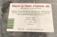 Mängden socker i Gnocchi au pilent d’espelette